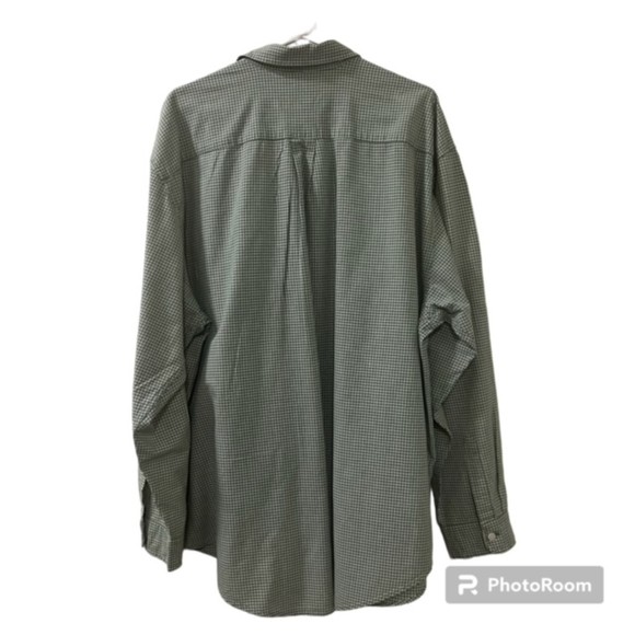 Abercrombie & Fitch Mens Green Gingham Checkered LS Button Down Shirt Sz XL - Picture 2 of 11